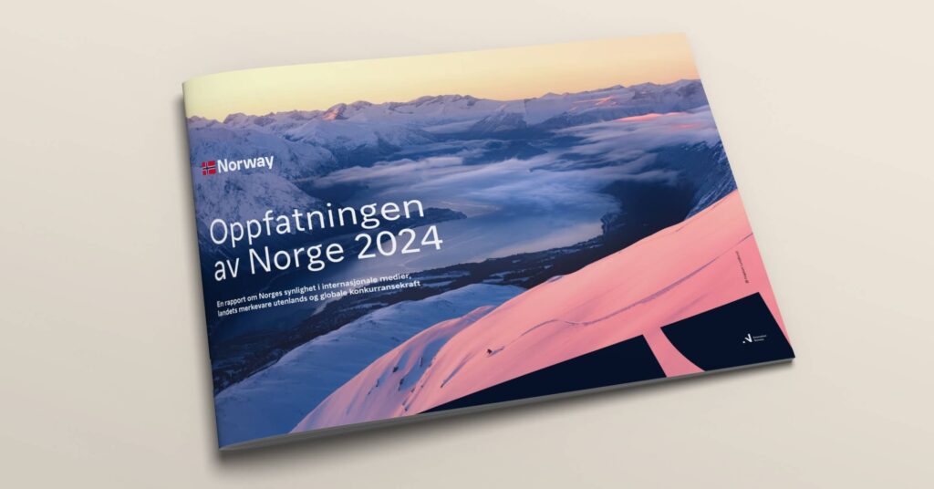 Rapportforside: Oppfatningen av Norge 2024