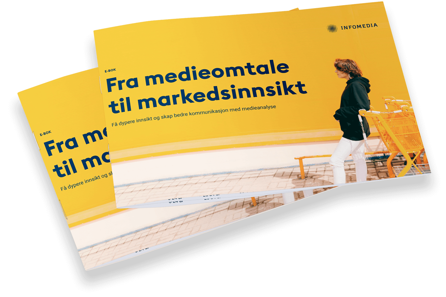 Mockup av hefte i landskapsformat