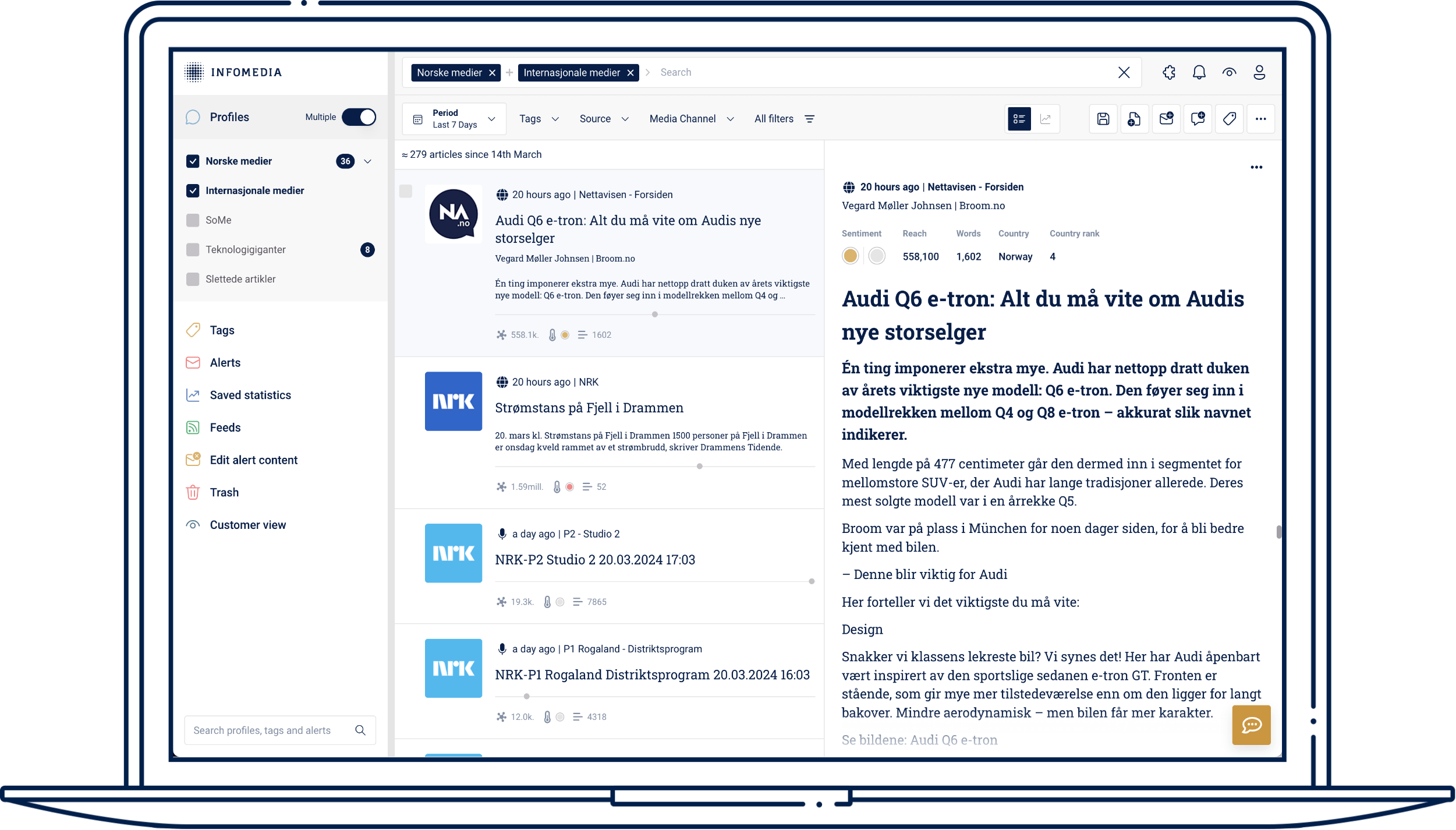 platform features NO